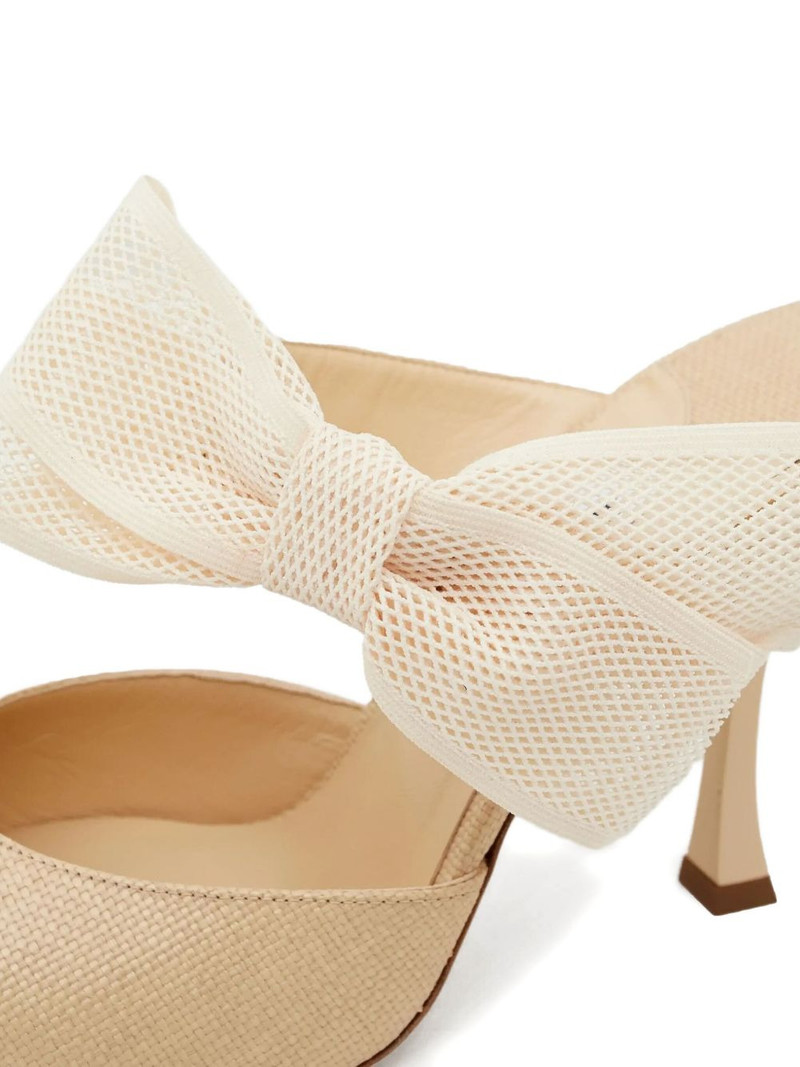100mm Brook bow pointed mules 4