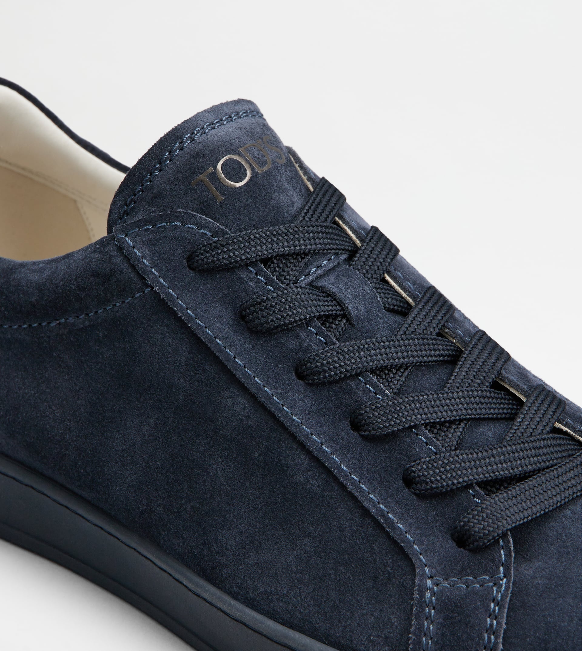 SNEAKERS IN SUEDE - BLUE - 5