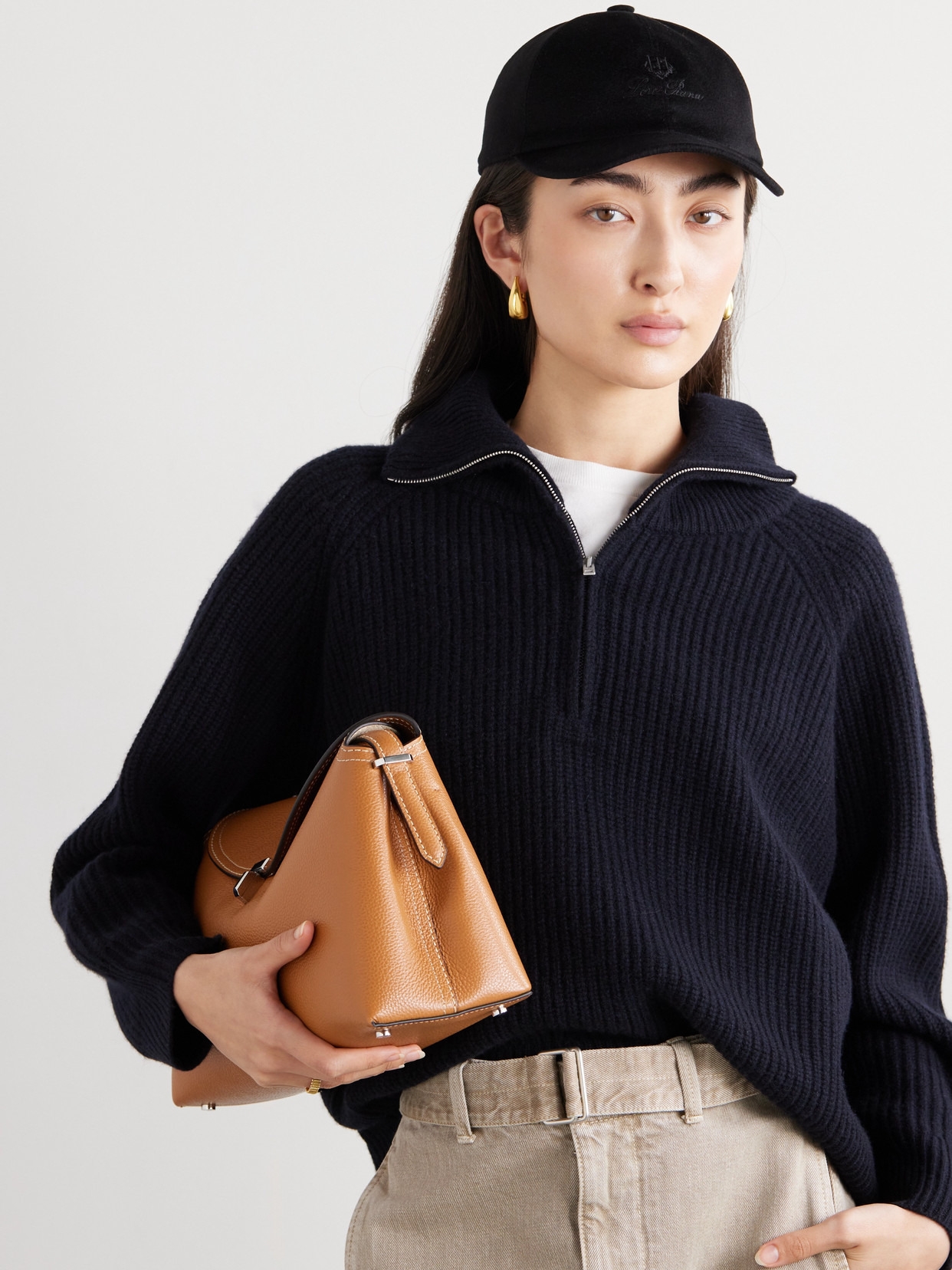 Embroidered Cashmere-felt Baseball Cap - 2