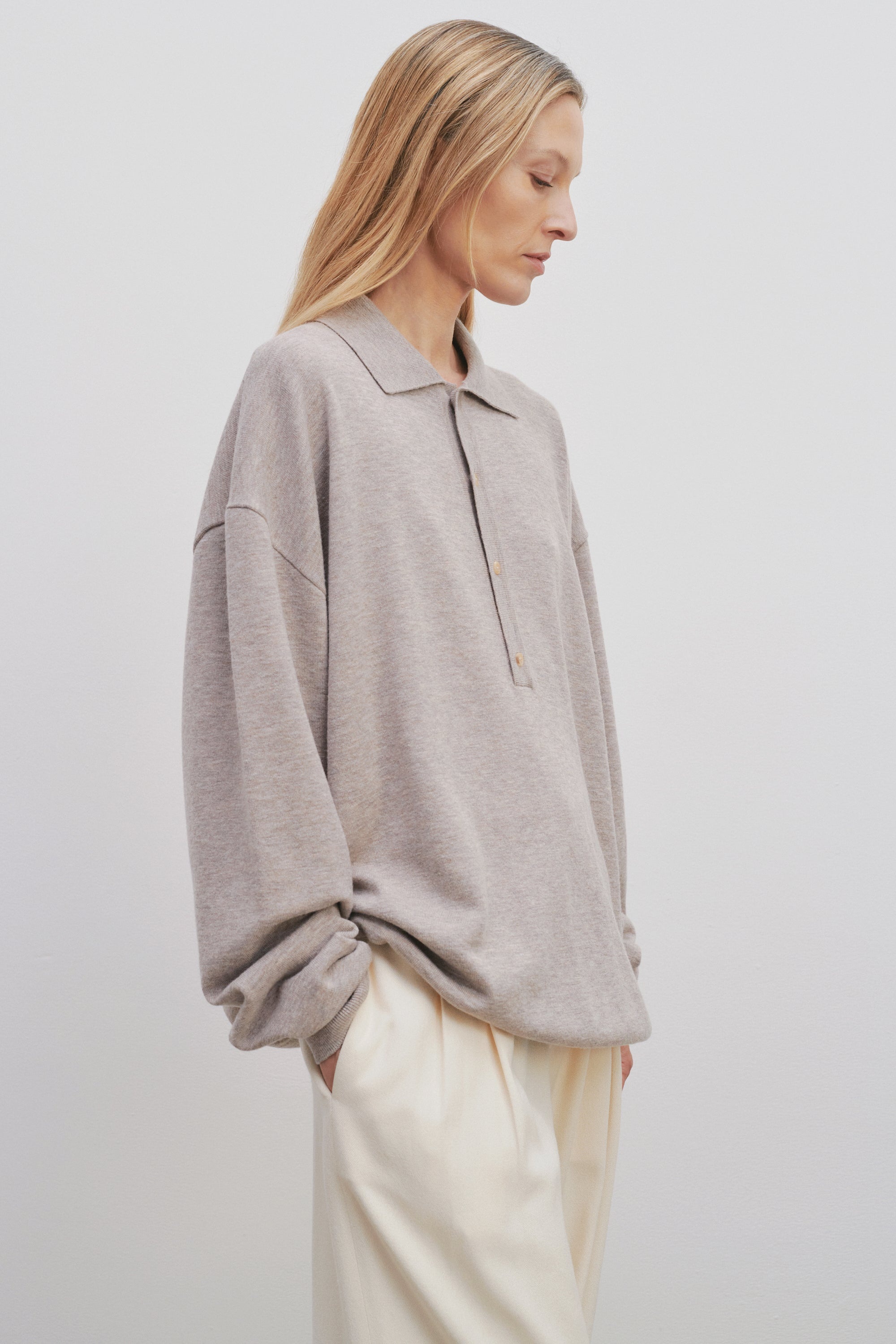 Daleyza Top in Wool and Cashmere - 4