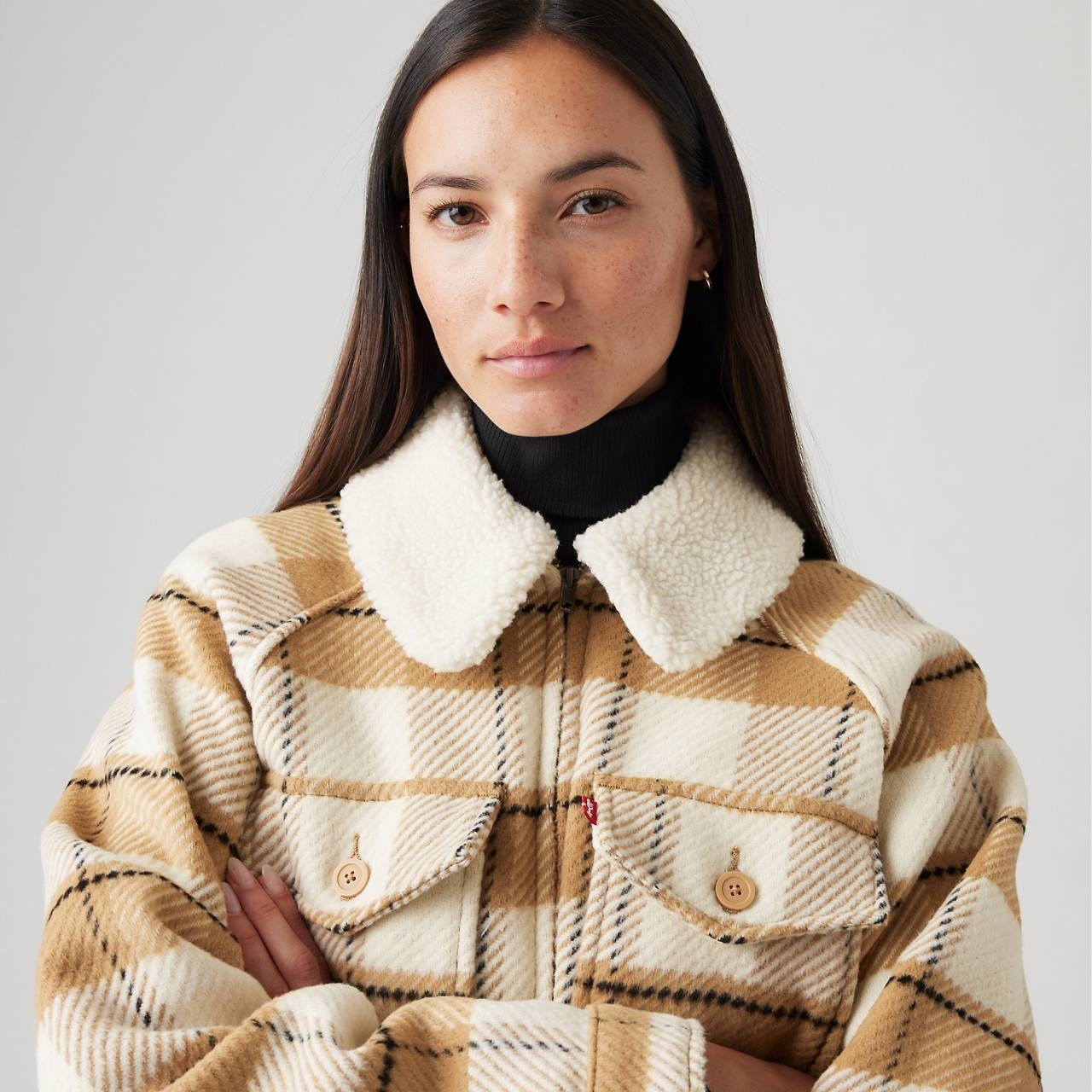 SHRUNKEN '90S FLANNEL JACKET - 5