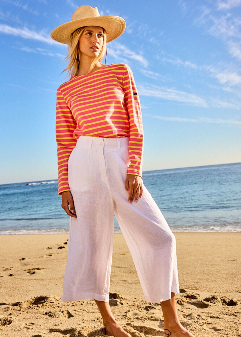 CHLOE Pleated Wide-Leg Pants 1