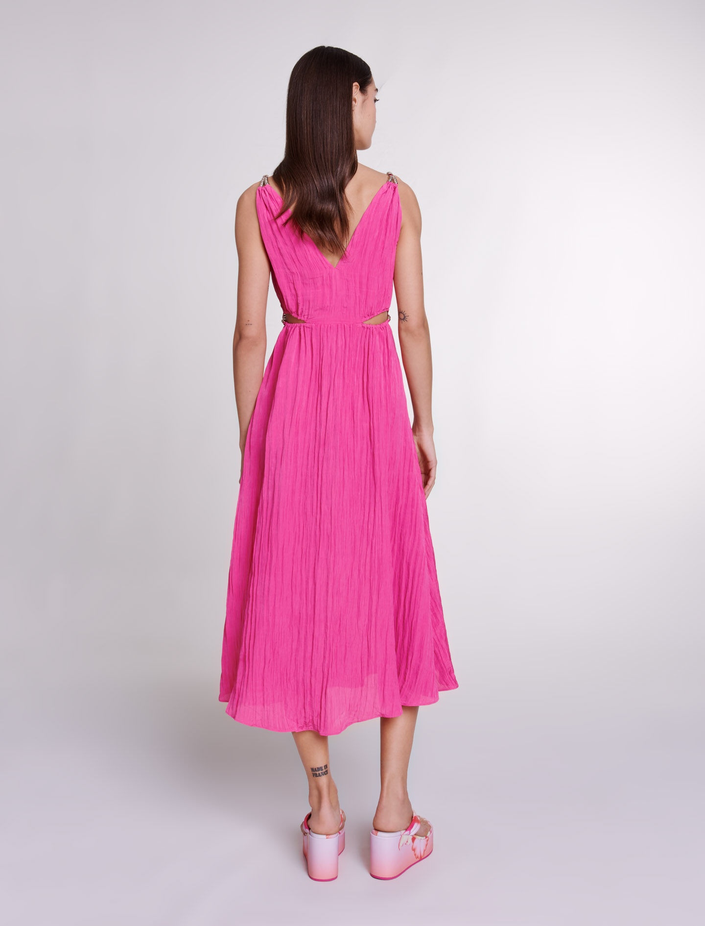 Openwork midi dress - 4