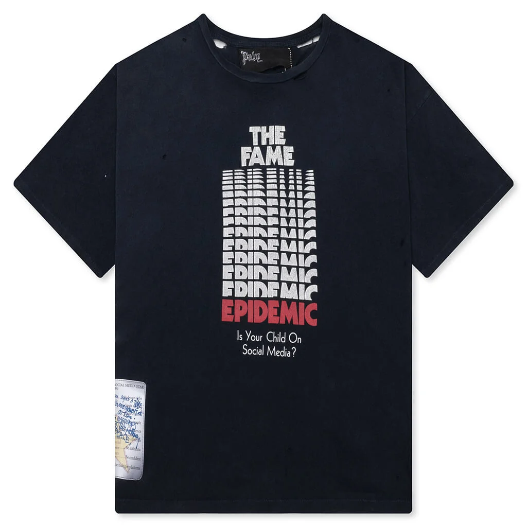 FAME EPIDEMIC TEE - BLACK - 1