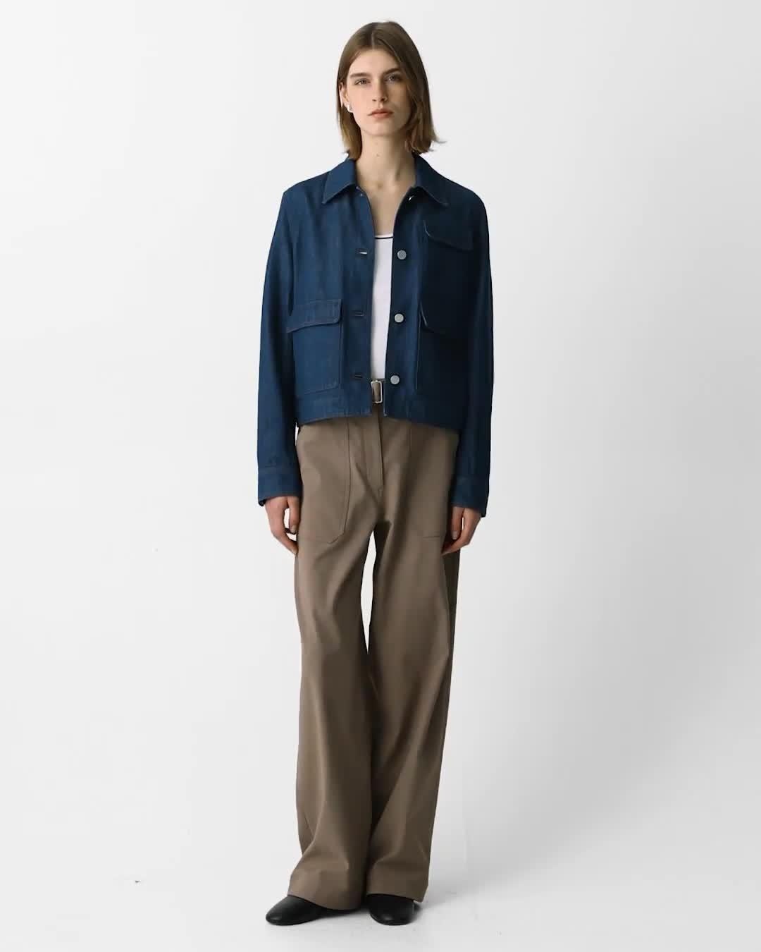 Casual Jacket in Relaxed Denim - 7