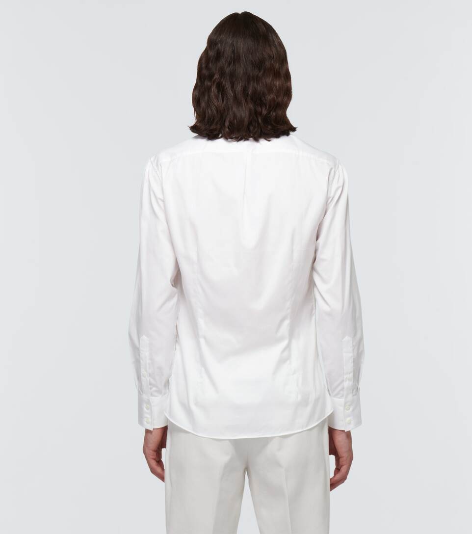 Slim cotton twill shirt - 4
