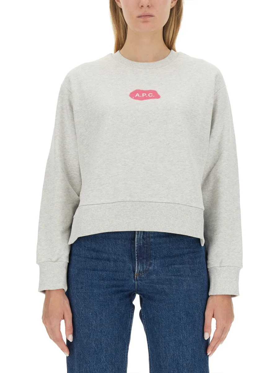 A.P.C. Women Sweatshirt With Logo - 1