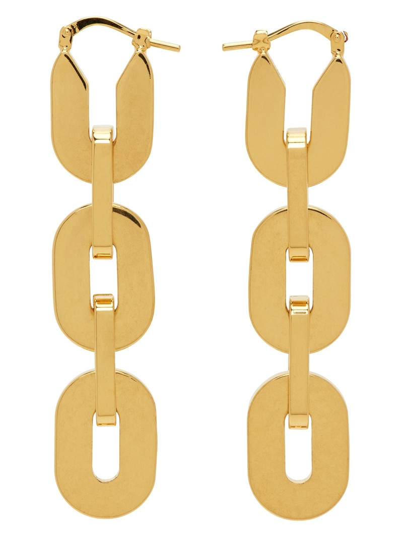 Gold Chain Earrings 1