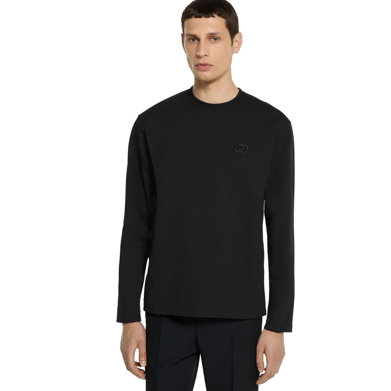 Long-sleeve cotton jersey T-shirt 3