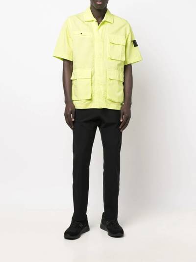 Stone Island patch-pocket short-sleeve shirt outlook