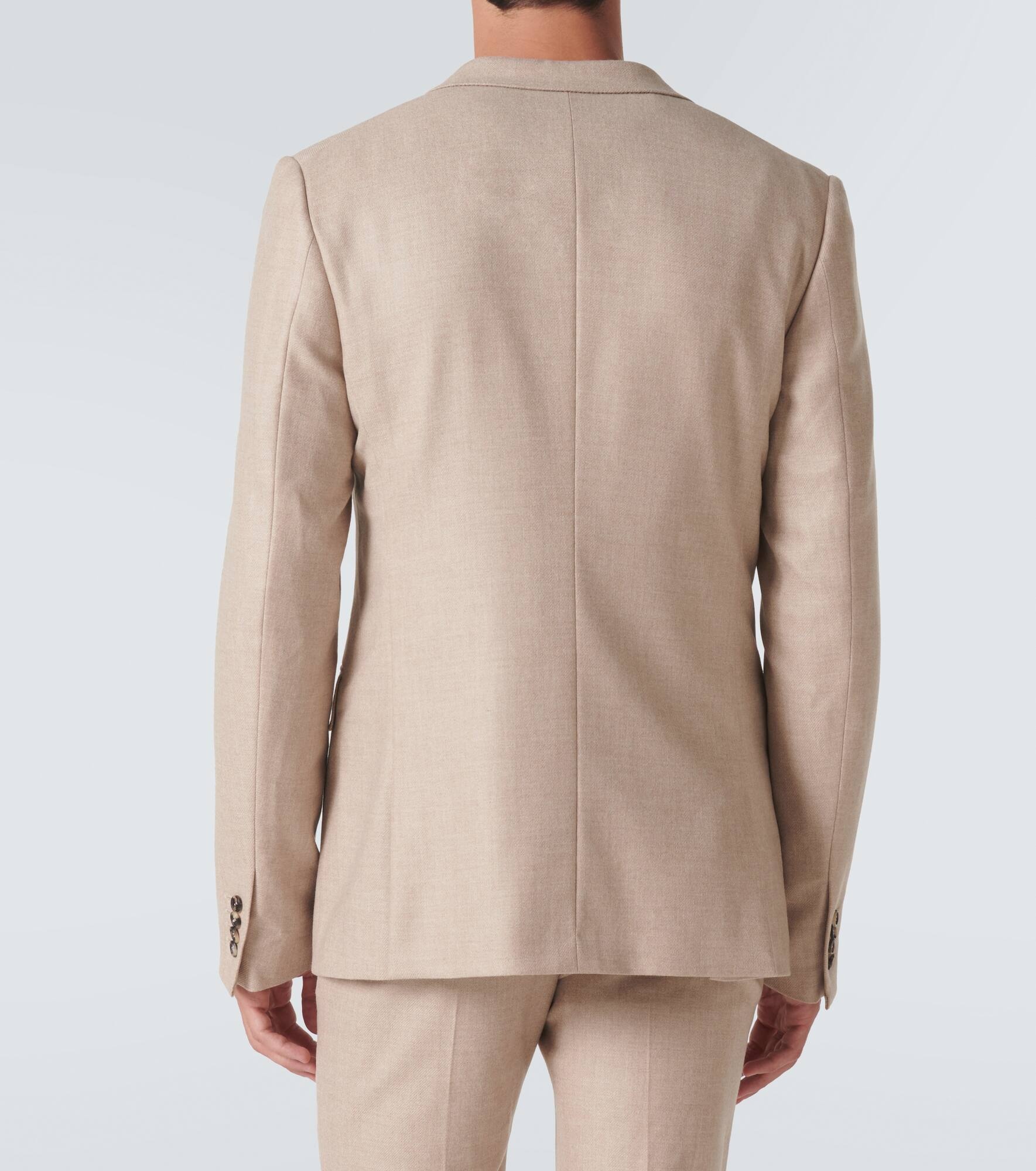 Irving wool and cashmere flannel suit jacket - 4