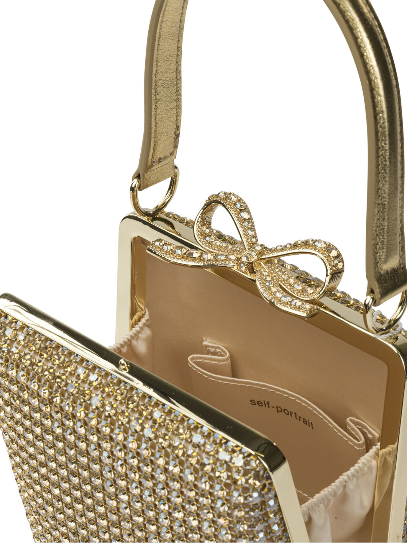 Self-portrait Gold Crsital Mini Handbag - 5