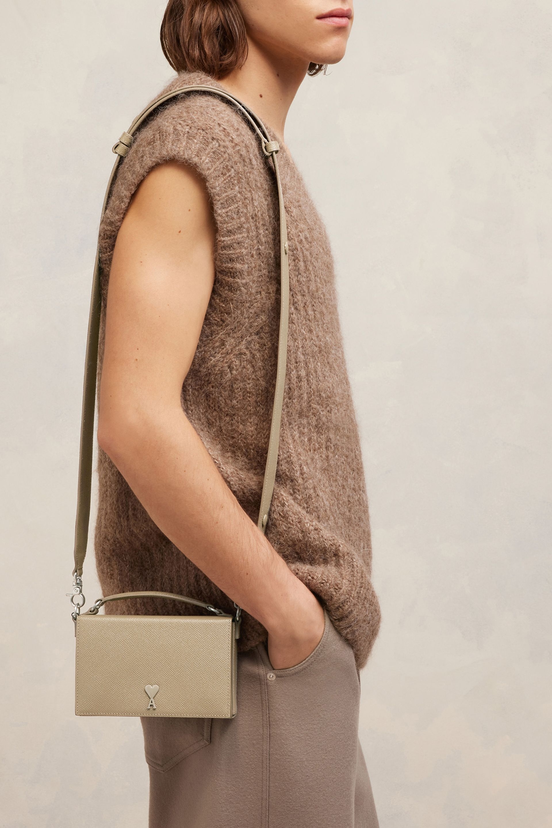 AMI Paris Ami De Coeur Lunch Box Bag | amiparis | REVERSIBLE