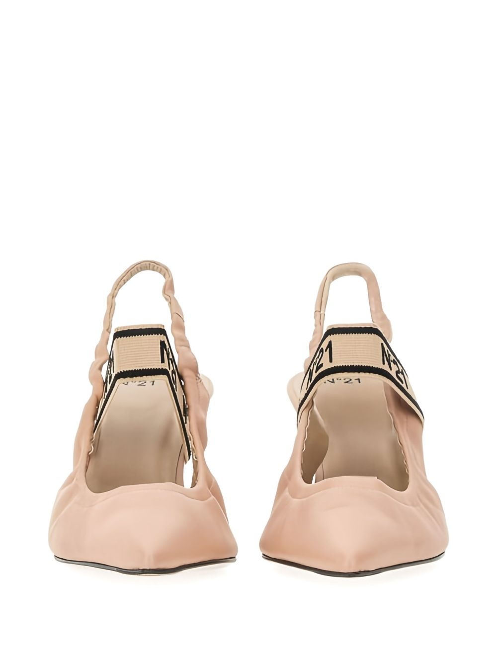 pointed-toe slingback pumps - 3