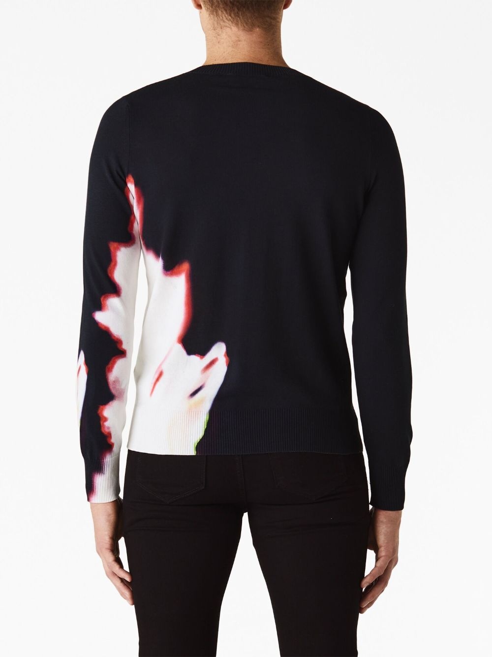 Solarised Flower-print cotton sweatshirt - 3