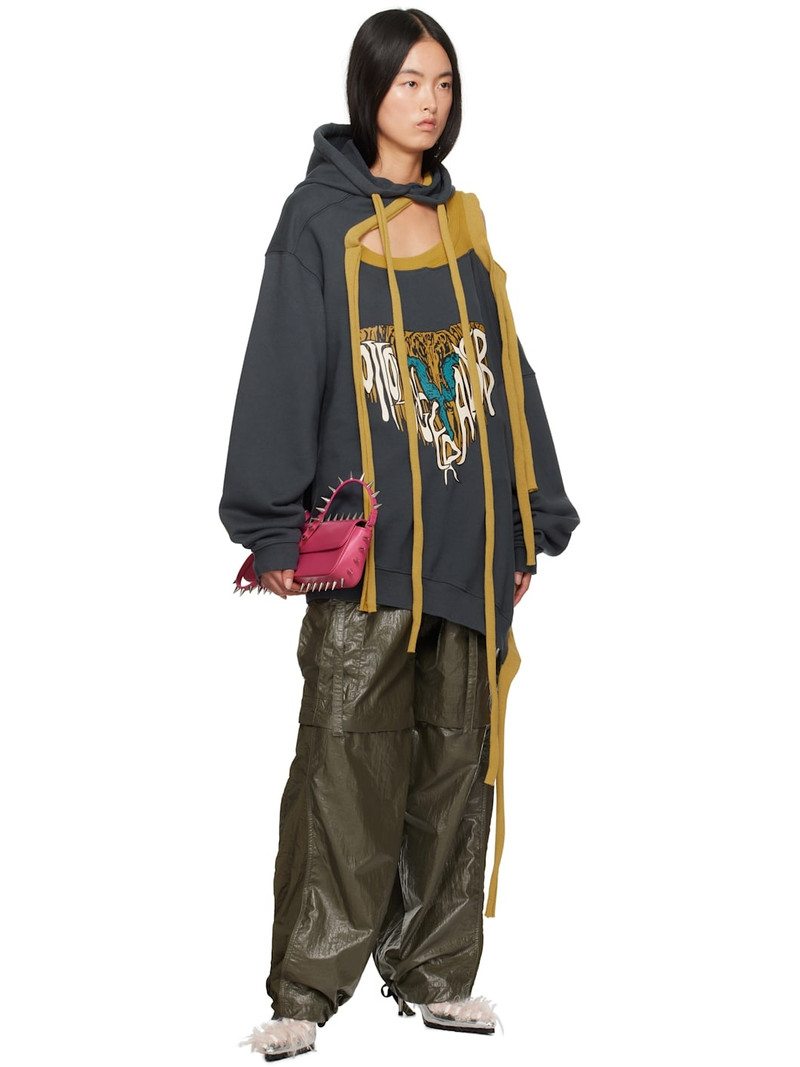 Andersson Bell Khaki Ottolinger Edition Adjustable Parachute Cargo Pants outlook