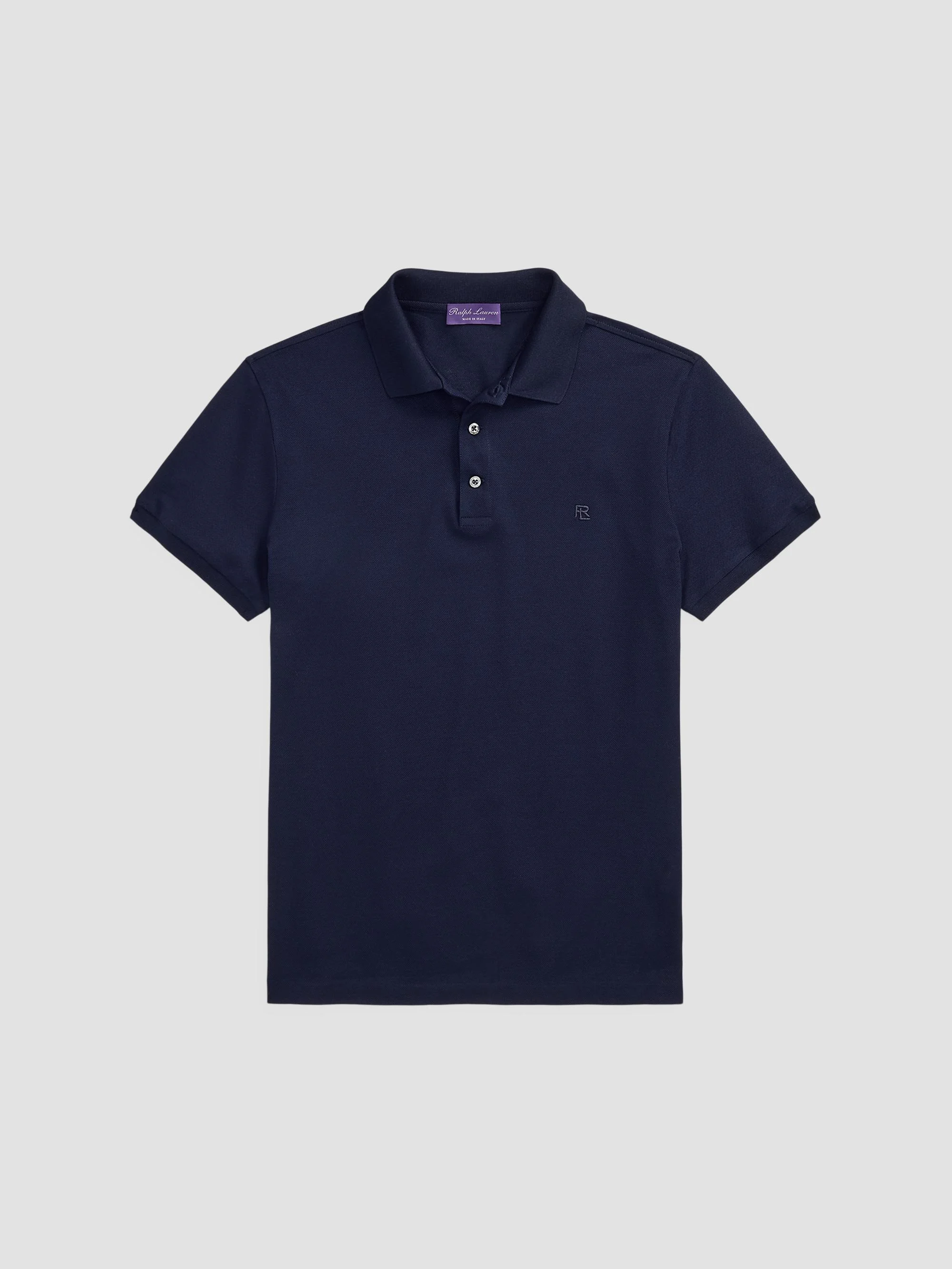 Men's RL Cotton Piqué Polo Shirt - Classic Chairman Navy - 1