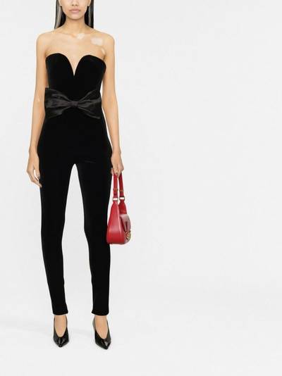 Alessandra Rich bow-embellished sleeveless jumpsuit outlook