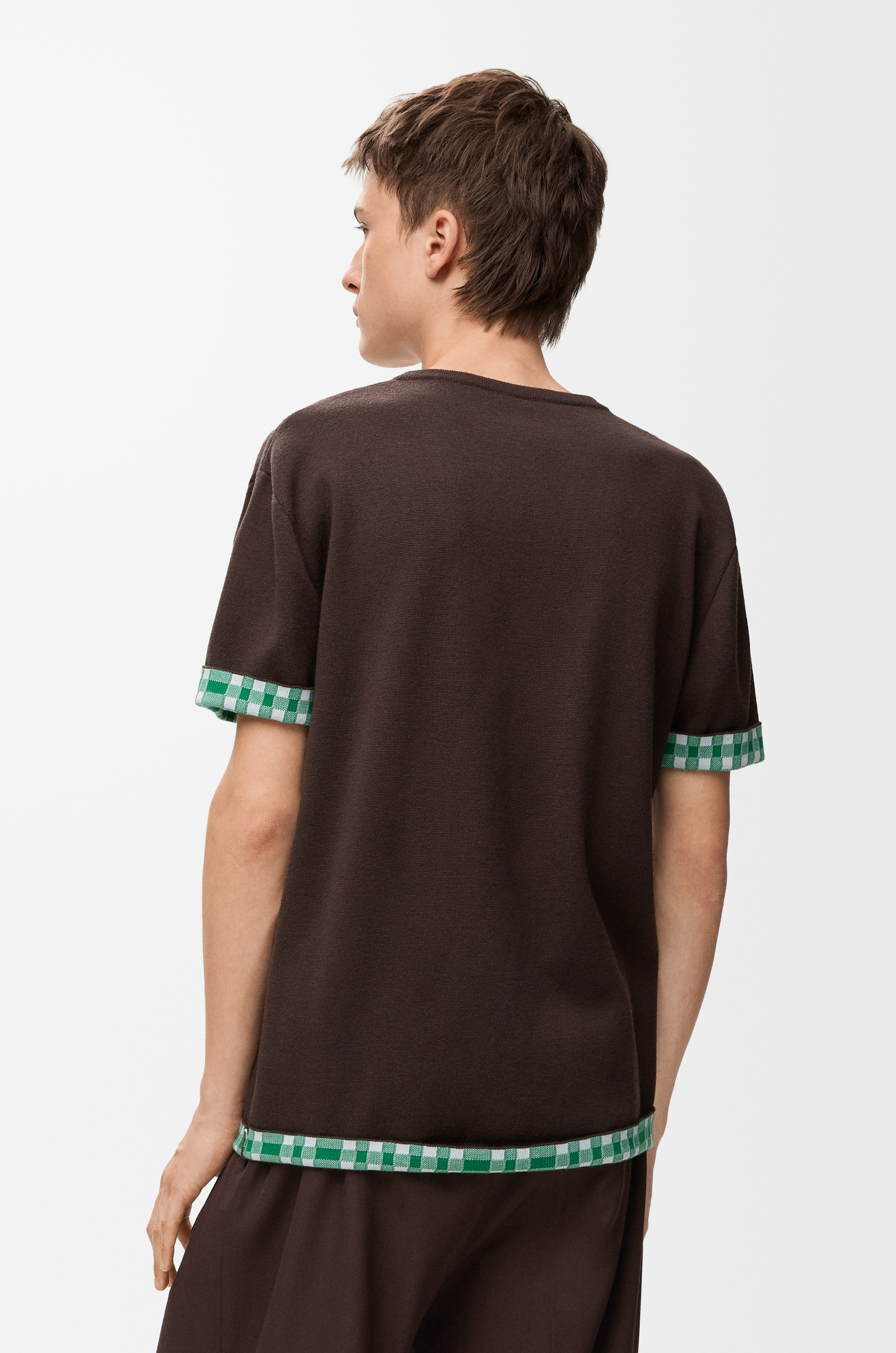 Top in wool and cotton - 4