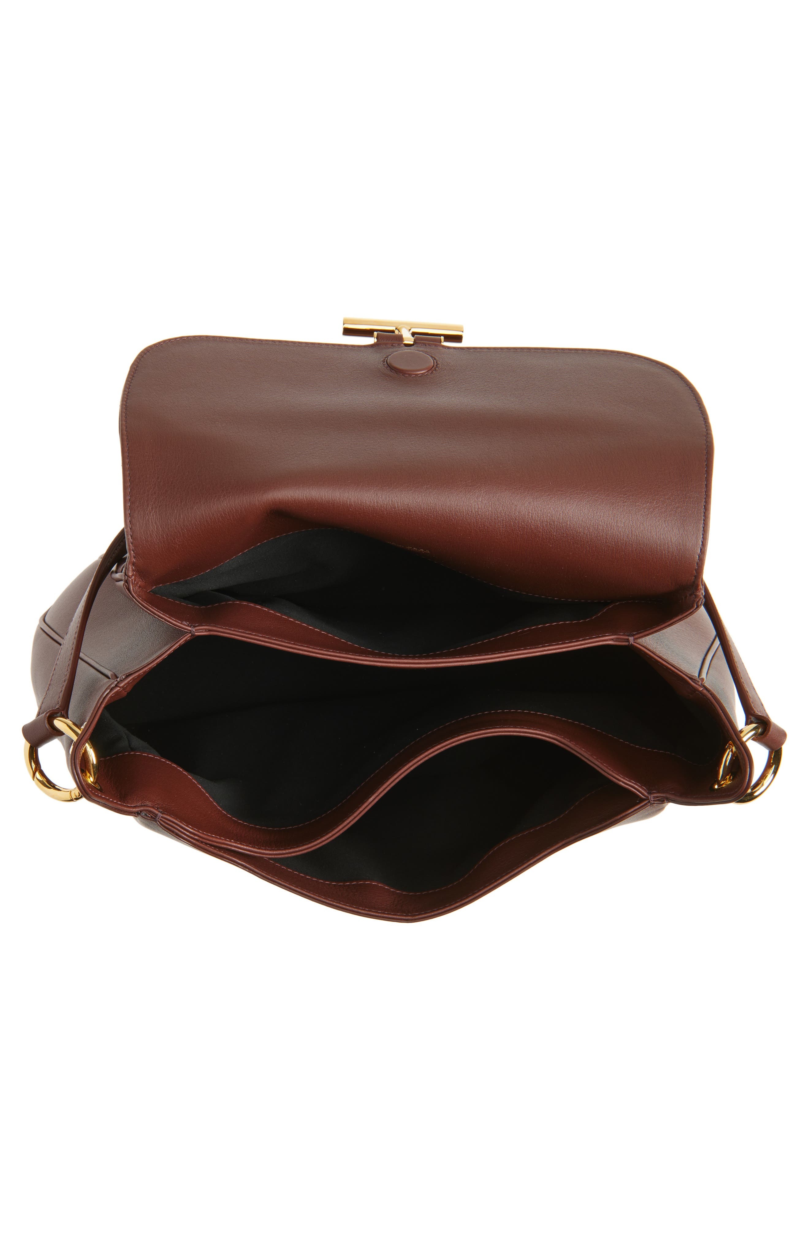 TOM FORD Medium Tara Leather Shoulder Bag in Cocoa at Nordstrom - 5
