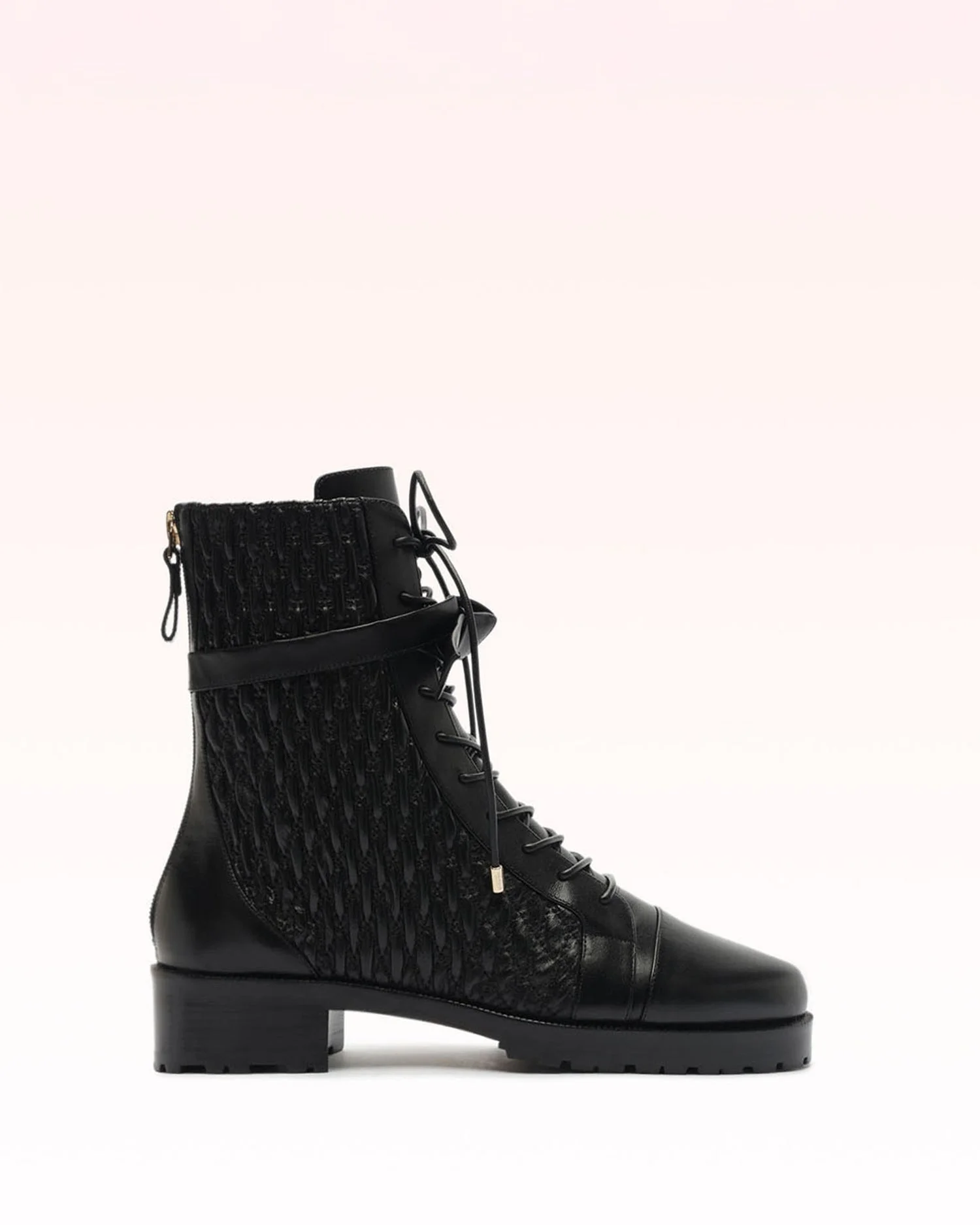 QUILTED CLARITA COMBAT 30 BLACK - 1