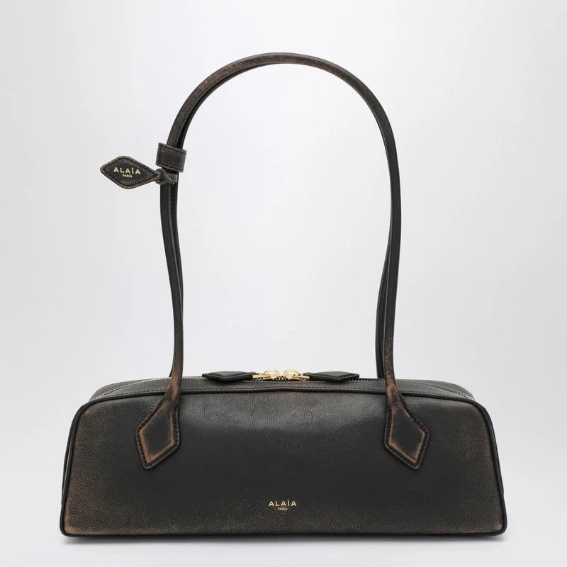 Alaia Le Teckel Medium Bag In Aged Leather Women - 1