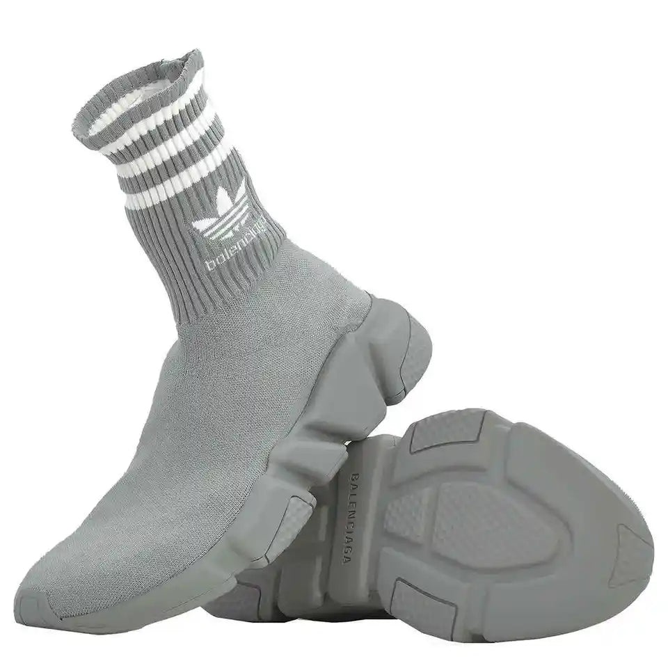 (WMNS) Balenciaga x adidas originals Speed 1.0 Sneakers 'Grey' 717589WBDV11590 - 5