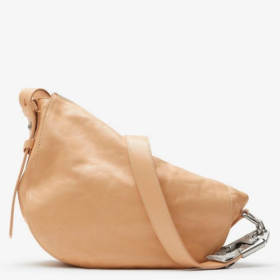 Burberry Crinkled Leather Small Knight Bag - 2