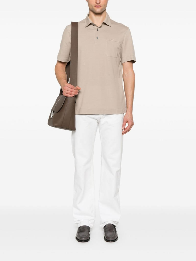 ZEGNA cotton polo shirt outlook