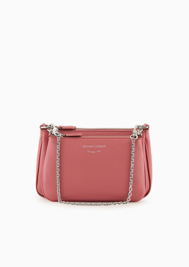 Deer-print double mini bag with shoulder strap 1