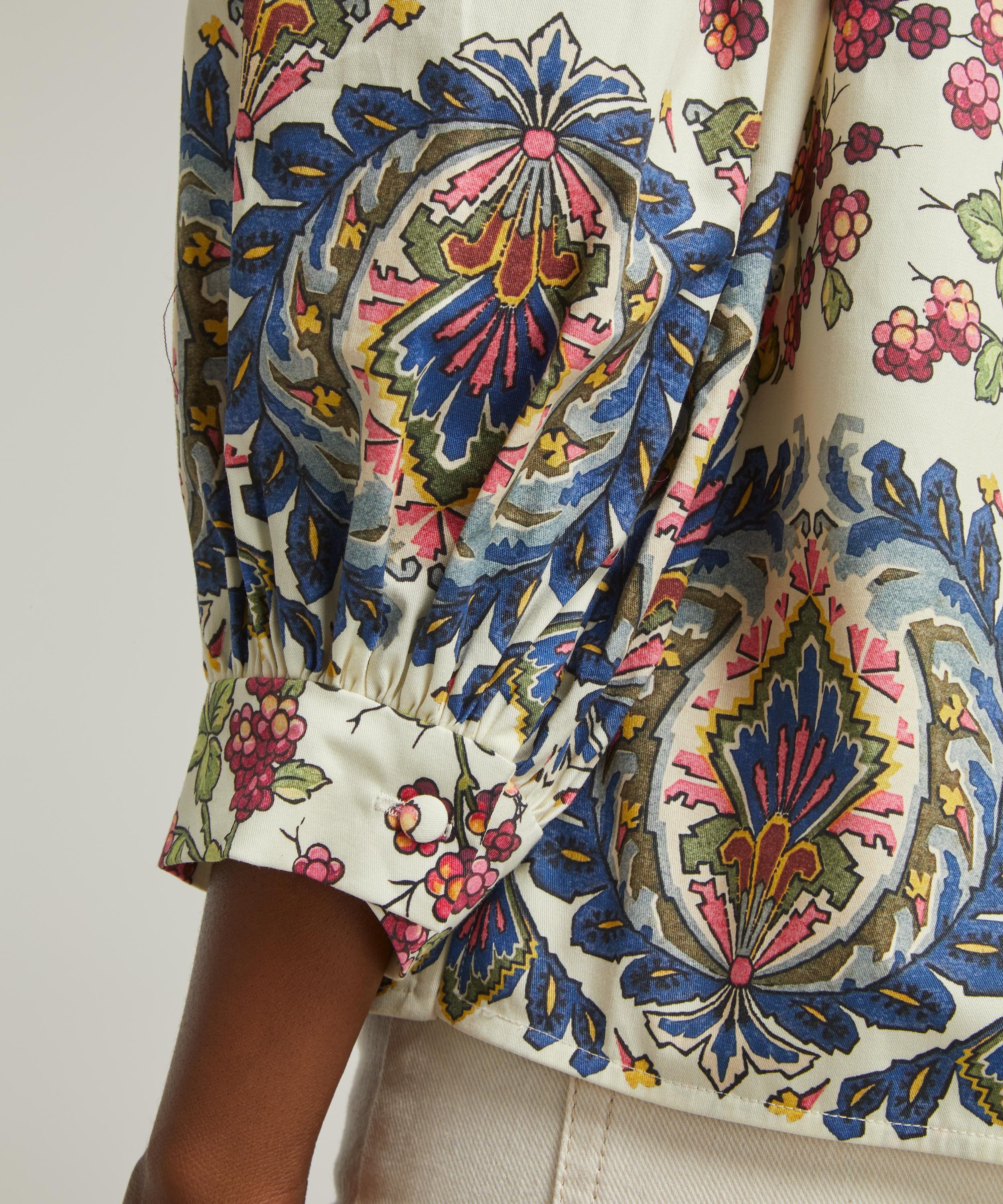 Berries-print long-sleeve top - 8