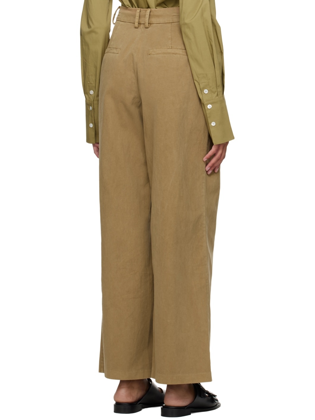 Khaki Luisa Trousers - 3