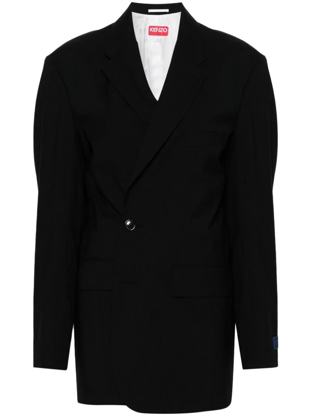 double-breasted tailored blazer - 1