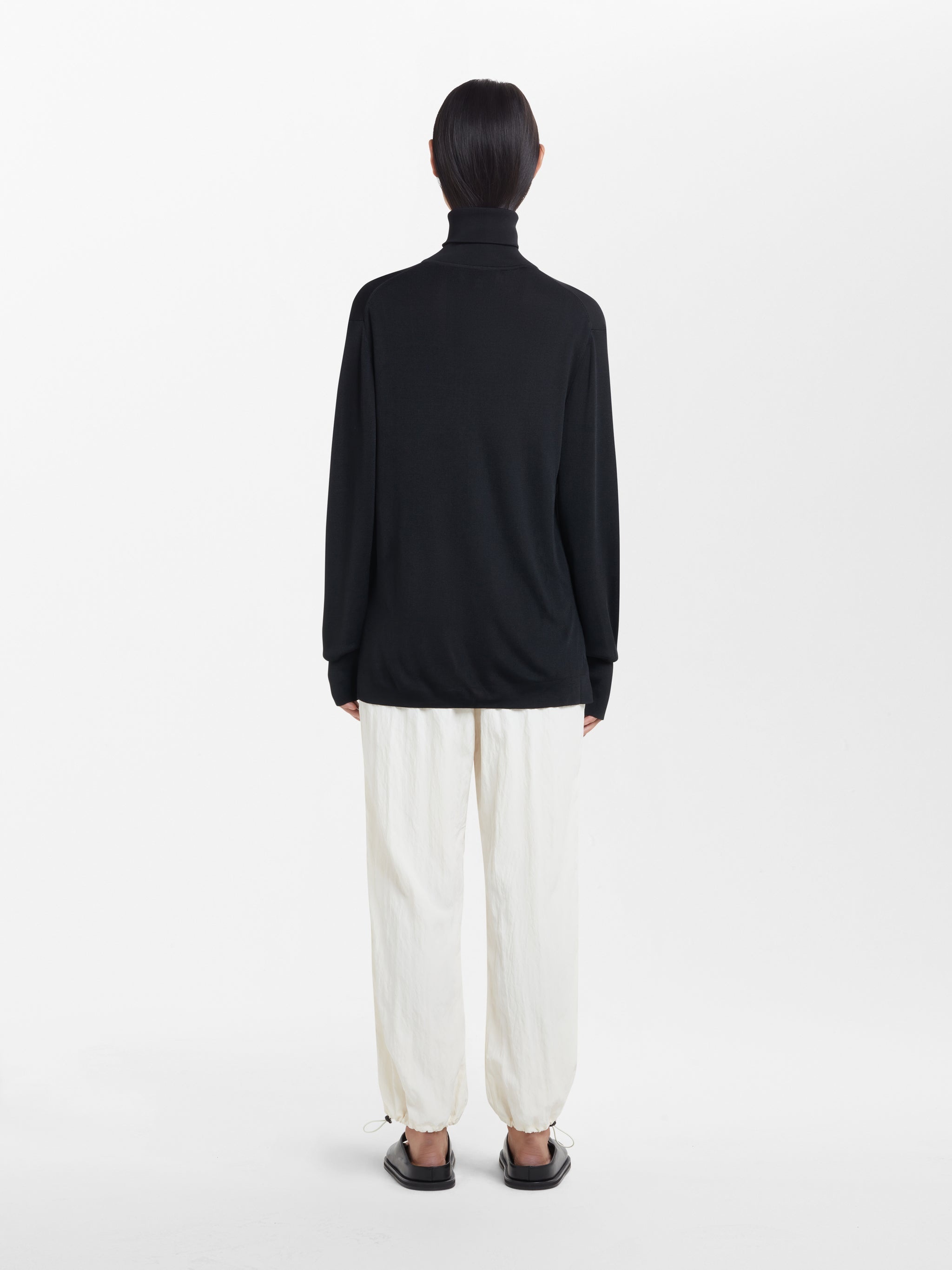 Gia Textured Viscose Pant - 4
