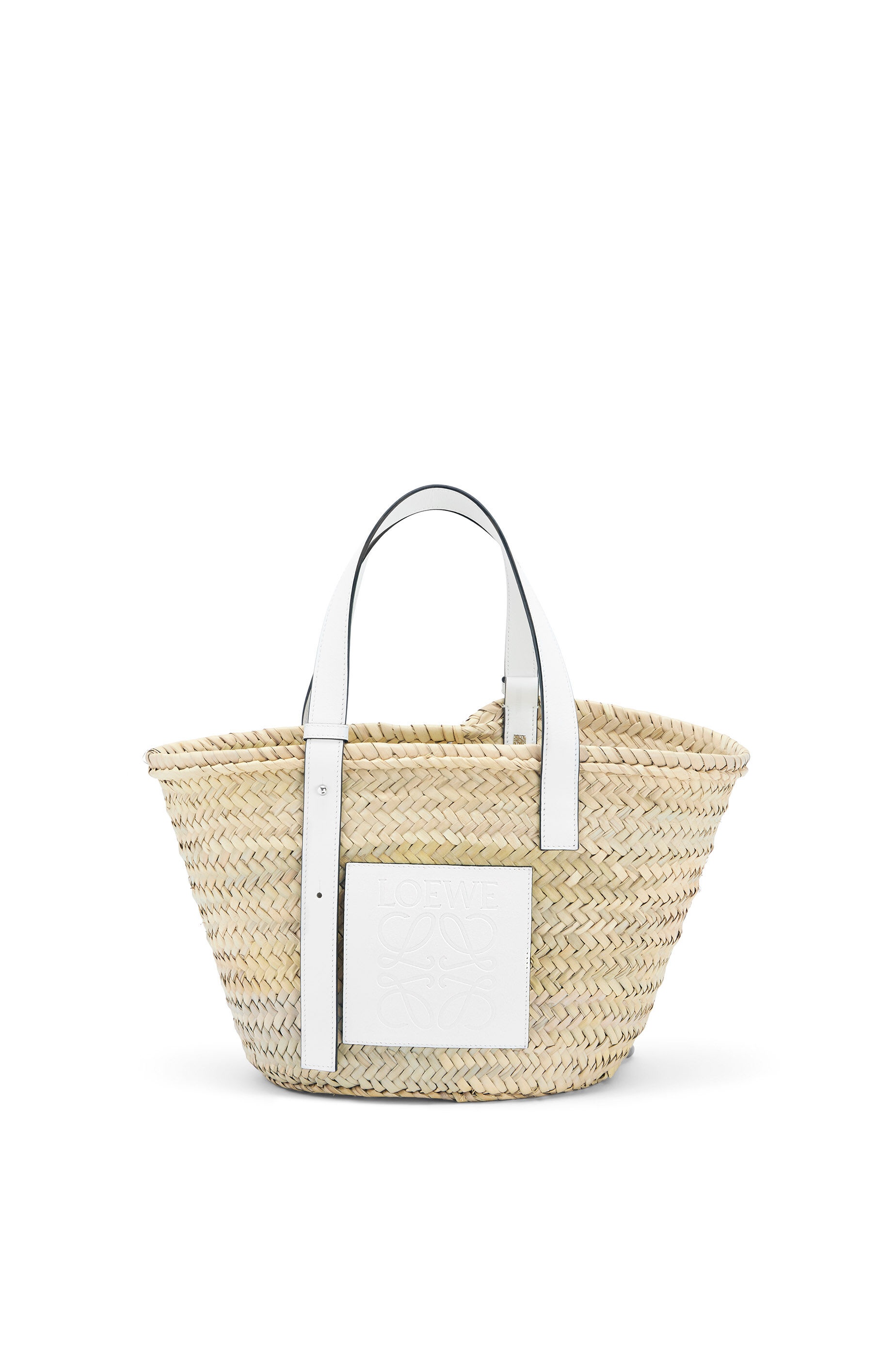 Basket bag in palm leaf and calfskin - 2