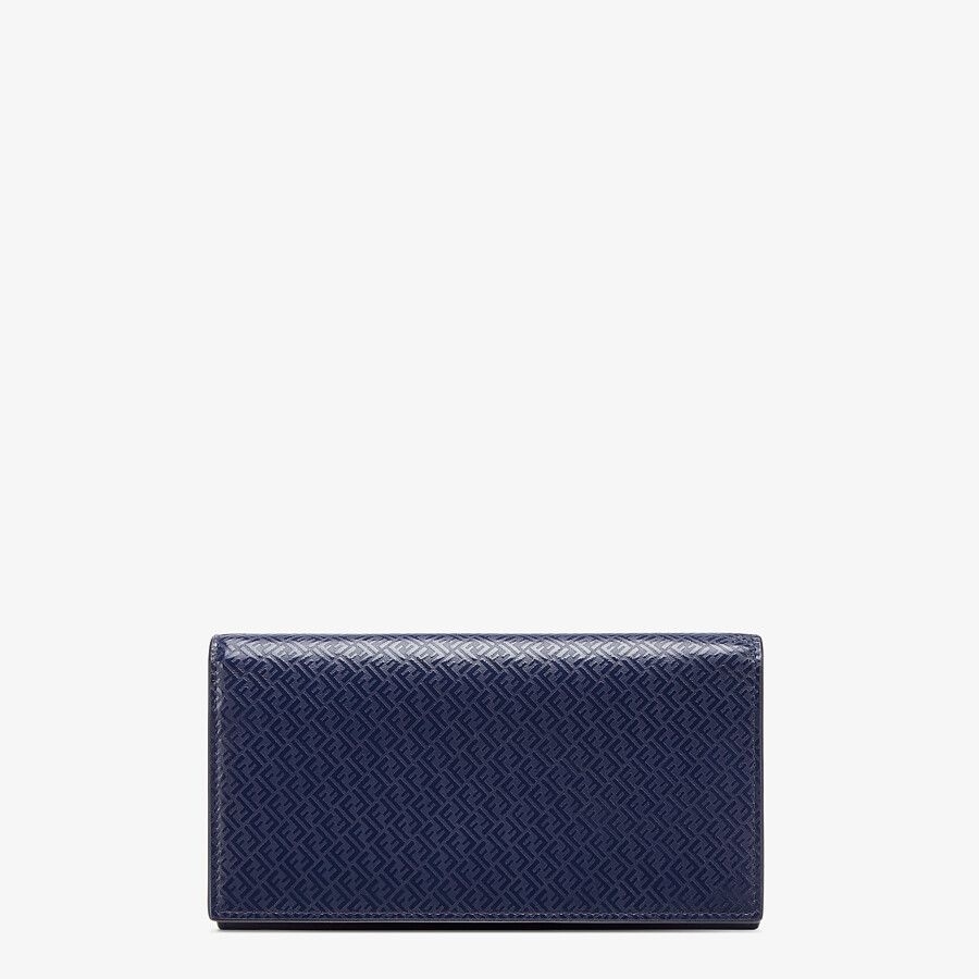 Blue leather wallet - 1