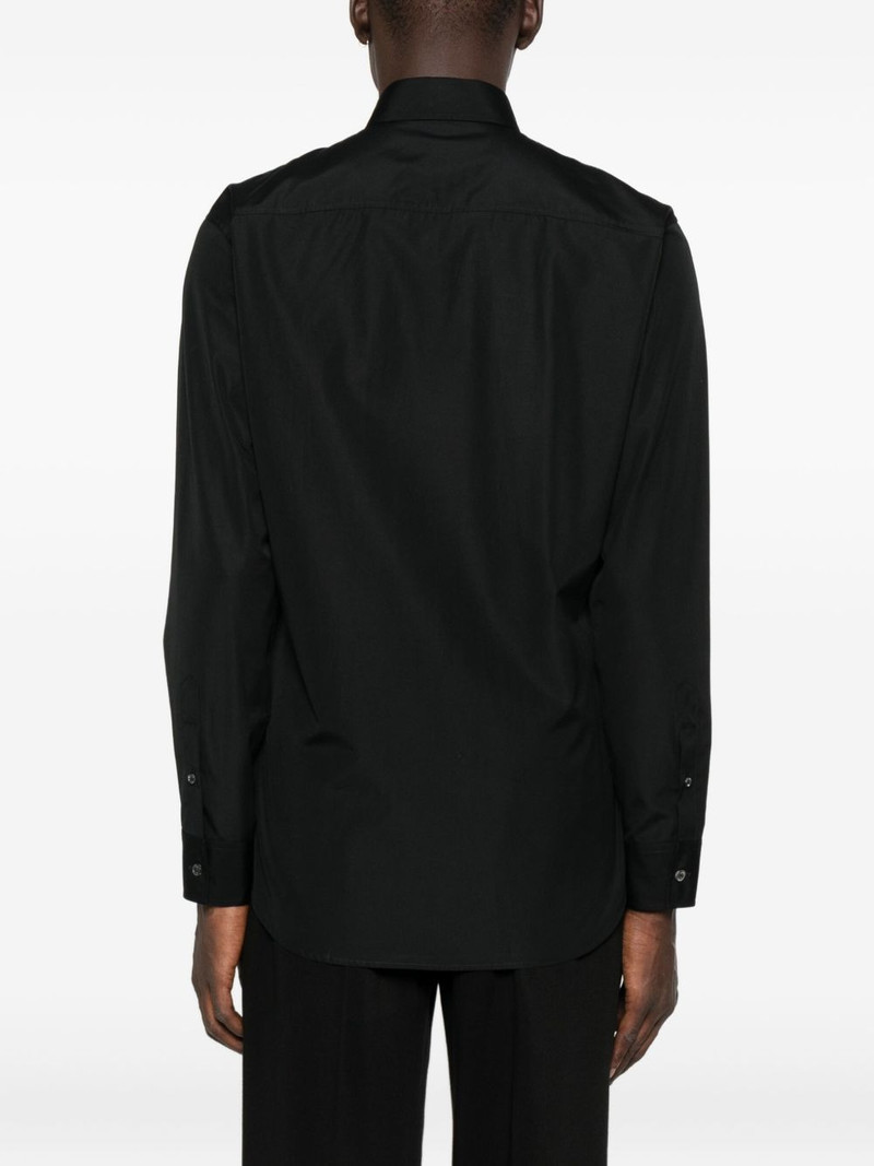 logo-detail cotton shirt 4