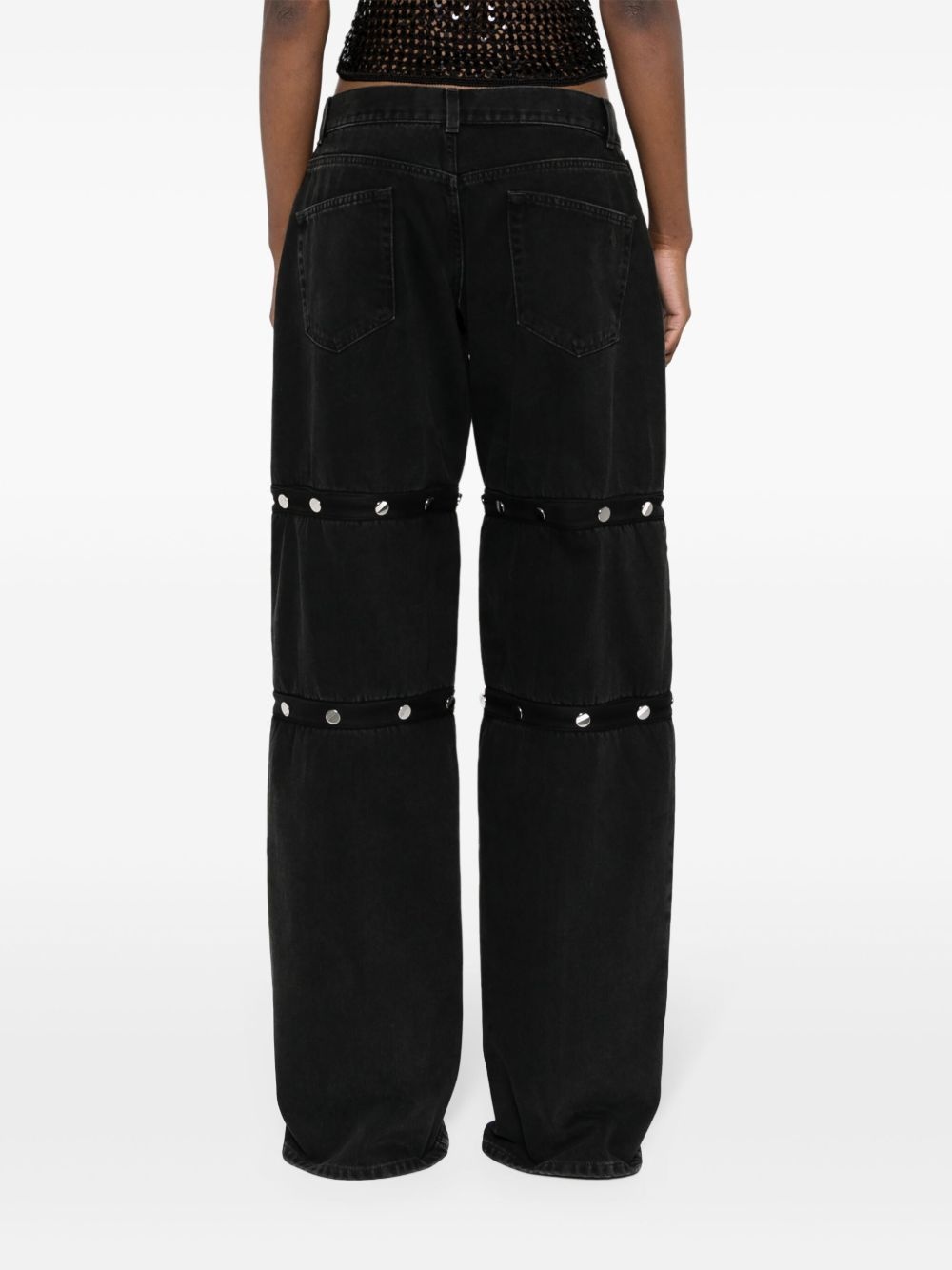 deconsructed low-rise jeans - 4