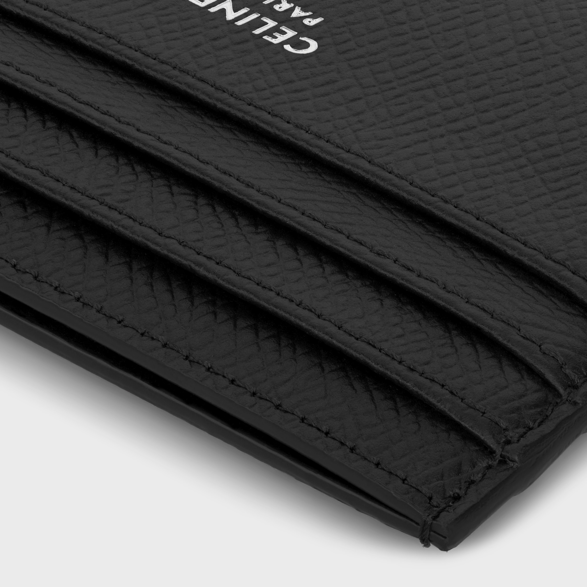 LARGE CARD HOLDER in Grained Calfskin - 4