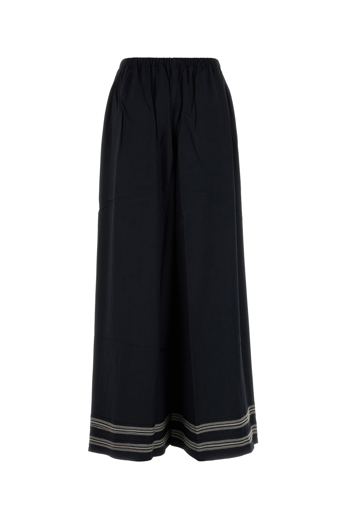 Black viscose Mathilde wide-leg - 2