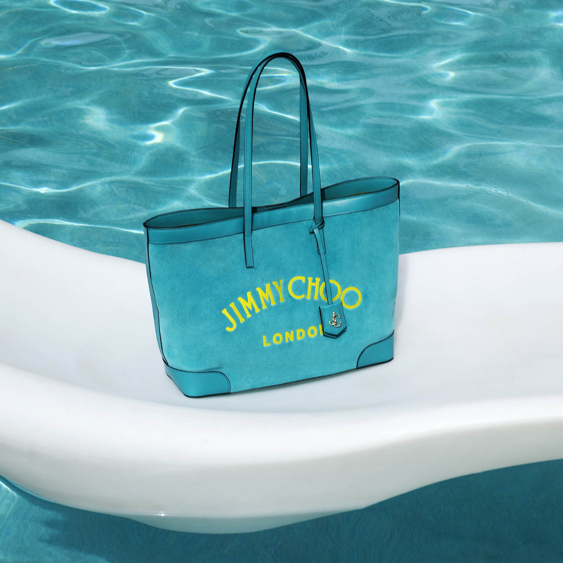 Nine2Five E/W
Malibu Towelling Fabric Logo Tote Bag - 7