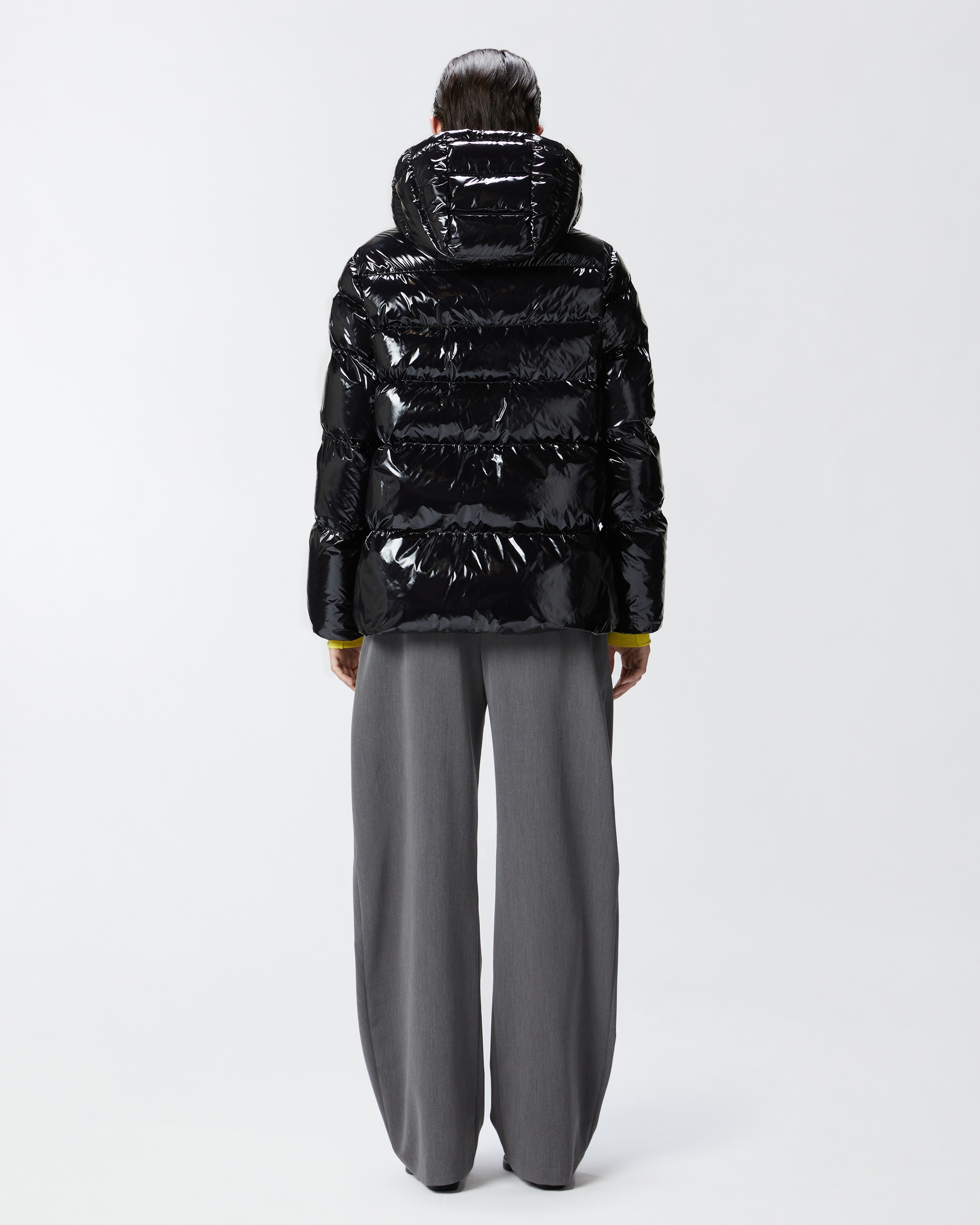 CRYSTAL NYLON PEA JACKET - 5