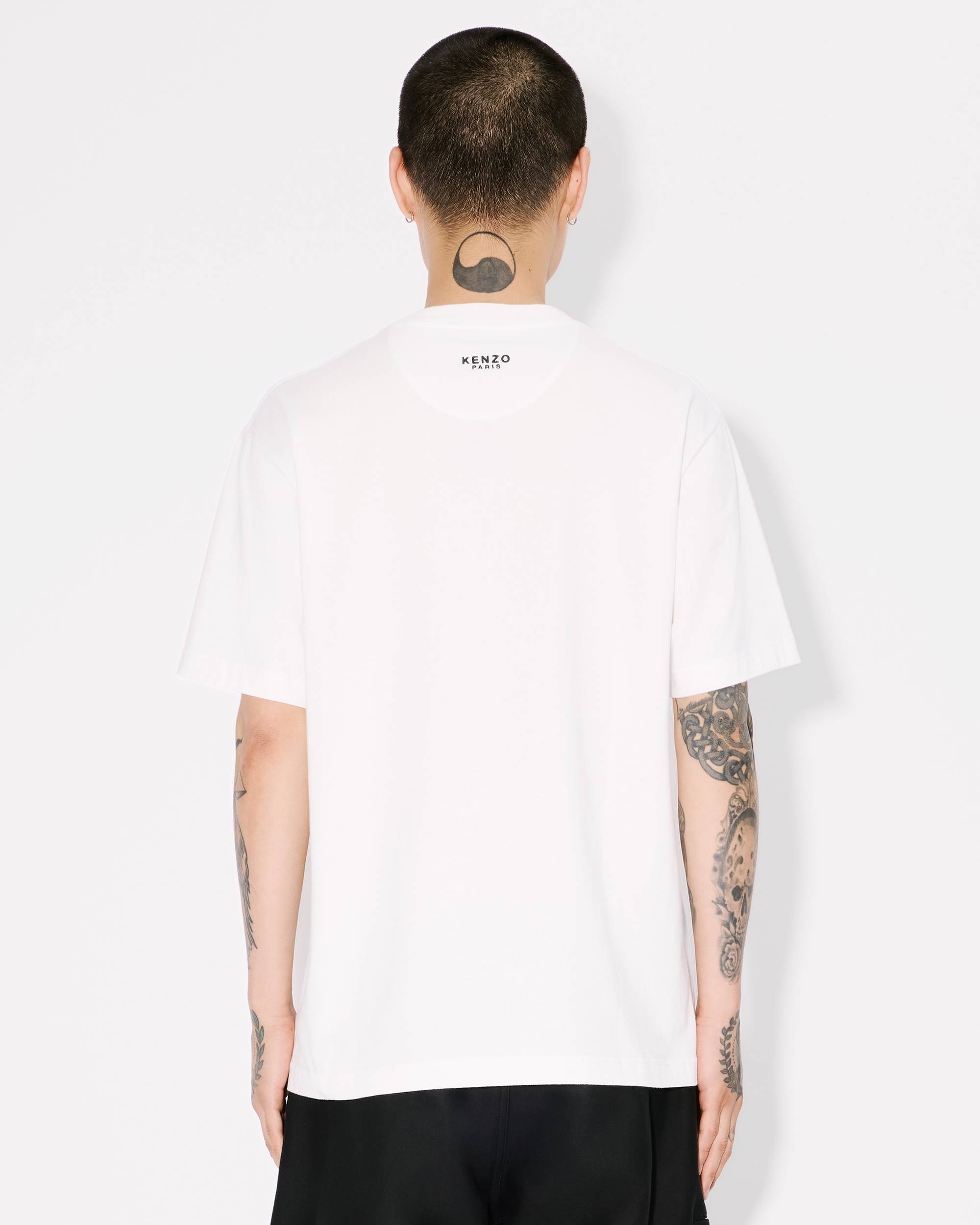 'KENZO Happy Tiger' embroidered T-shirt in cotton - 4