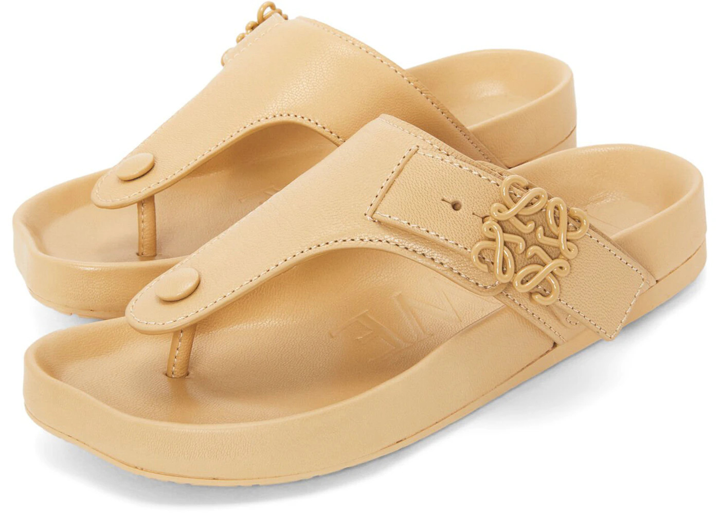 Loewe Ease Toe Post Sandals Concealer Goatskin (Women's) - 2