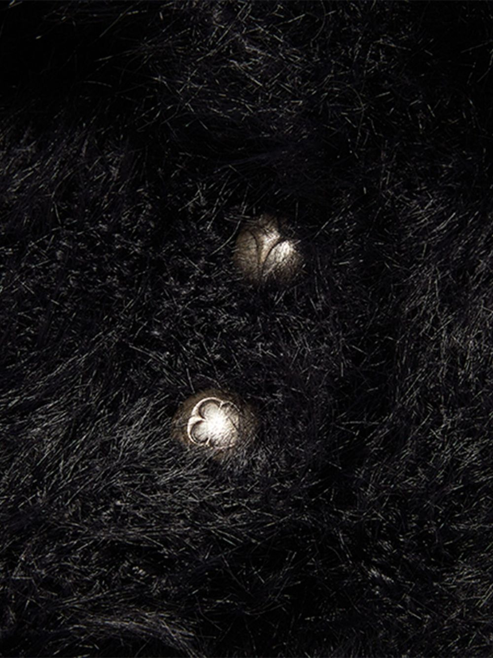 Sword faux-fur hoodie - 3