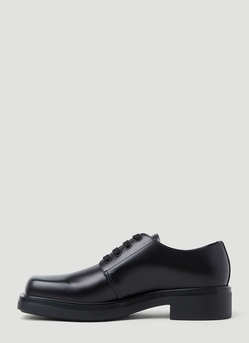 Brushed Leather Derby shoes - 3