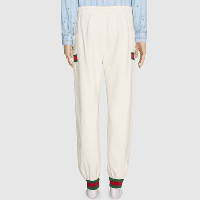 GUCCI Gucci Knitted JoGGing Trousers With Webbing For Men White 625404-XJCOE-9146 outlook