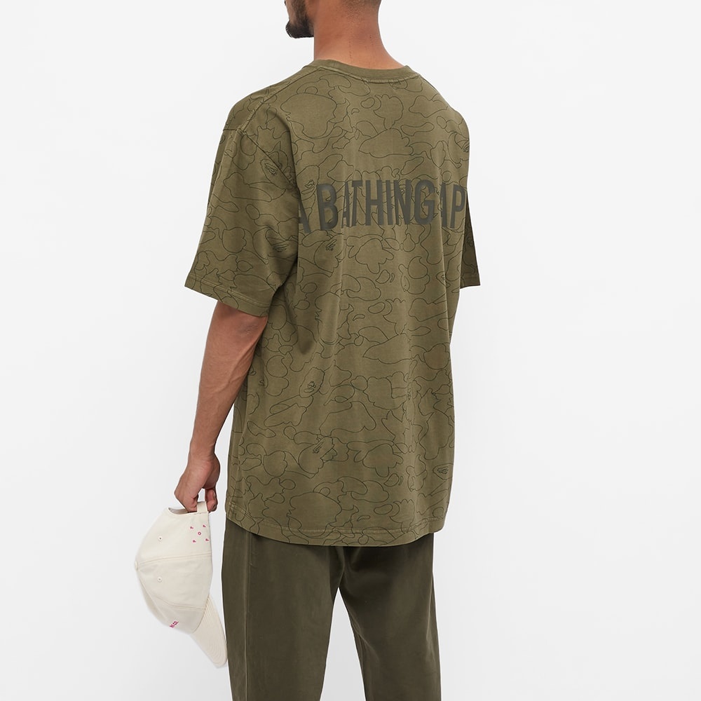 A Bathing Ape Line 1st Camo Washed Relaxed Fit Tee - 6