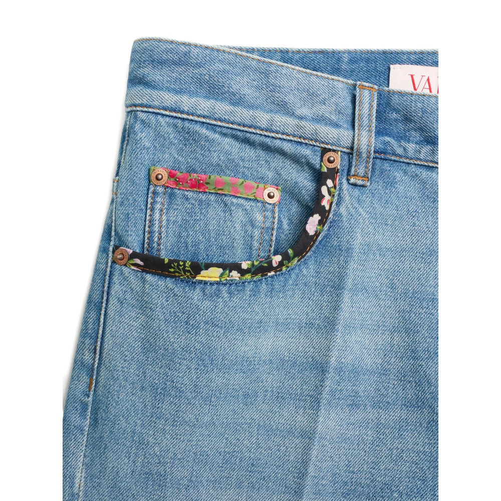 Valentino Blue Denim - Boyfriend Jeans Women - 3