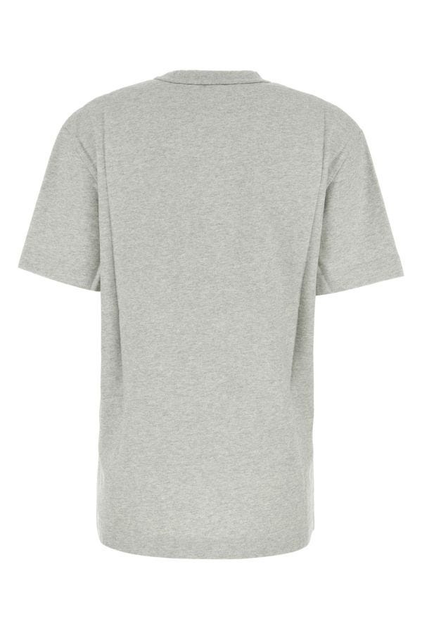 Melange grey cotton oversize t-shirt - 2